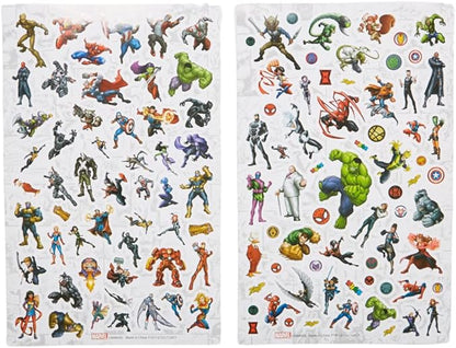 Innovative Designs Marvel Avengers Coloring Art and Sticker Set for Boys and Girls, 30 Pcs.