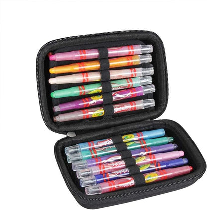 Hermitshell Hard Travel Case for Crayola Mini Twistables Crayons 24 Classic Colors Non-Toxic Art Tools for Kids