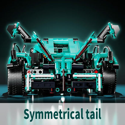 Mesiondy 1:14 MOC Sports Car Building Blocks Toys Boys or Adults Kits， Building Set Raceing Car Model,Cars for Boys Age 12-16 8-14，(1039 Pieces)