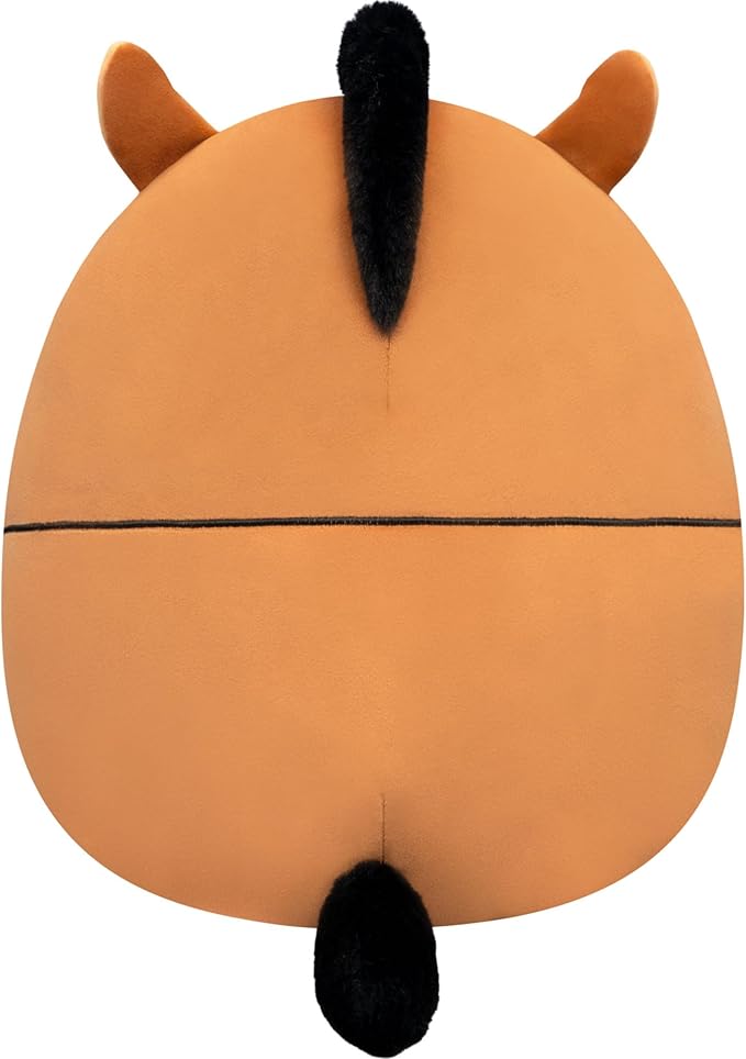 Squishmallows Original 12in Brisby The Brown Horse with Bolo Tie and Heart Eye – Official Jazwares Valentine’s Day Plush (Medium-Sized)