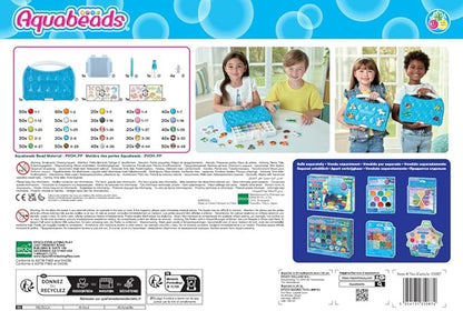 Aquabeads - L'atelier d'initiation - Kit de loisirs créatifs - Activité manuelle Enfants en Toute autonomie - Coffret de perles qui collent Avec de l'eau - Jouet Enfant 4 ans et + - 35087