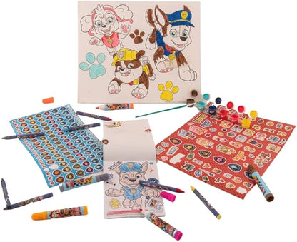 Innovative Designs Paw Patrol Creative Coloring Canvas Painting and Activity Set for Kids, 1000+ pcs