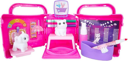 Crayola Scribble Scrubbie Pets, Beauty Salon Playset with Toy Pets, Gift for Kids