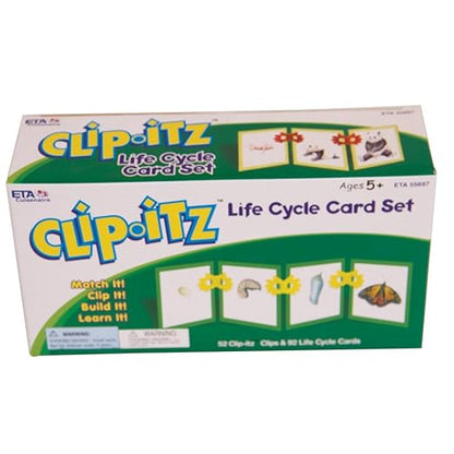 hand2mind Clip-itz Life Cycle Card Set