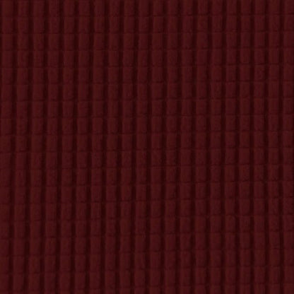 Easy-Going Oversized Recliner Stretch Sofa Slipcover Sofa Cover 1 Piece Furniture Protector Couch Soft with Elastic Bottom Kids,Polyester Spandex Jacquard Fabric Small Checks(Oversize Recliner,Wine)