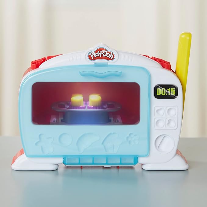 Play-Doh Kitchen Creations Magical Oven Play Food Set for Kids 3 Years and Up with Lights, Sounds, and 6 Colors (Amazon Exclusive)