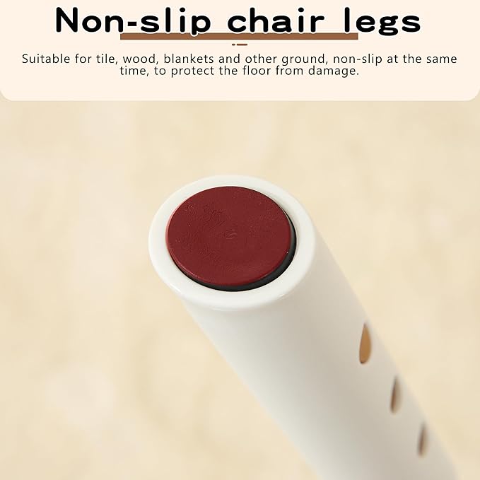 3 Level Height Adjustable Kids Chairs Plastic Preschool Chair Durable and Lightweight Child Chair with a Maximum Load Capacity of 130 pounds Suitable for Day Care, Classroom, and Home (2-Pack Beige)