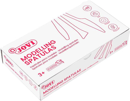 Jovi - Bulk Modeling Tools, Schoolpack, Plastic Can with 48 Sculpting Tools (3 Models x 16 Pieces Each), Back to School Supplies for Teachers, Ideal for Modeling Clays