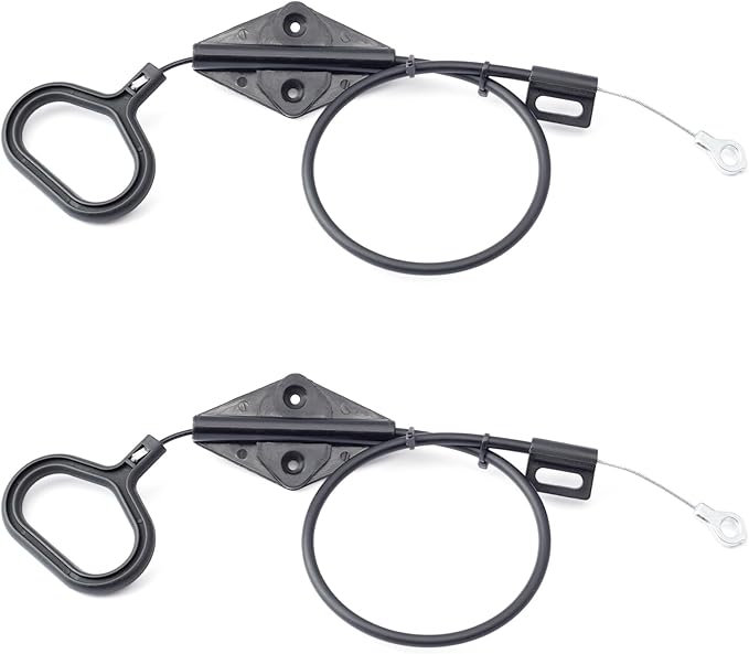 YUXIVCNE 2 Pack Recliner Cable D Ring Handle Recliner Adjustment and Maintenance Replacement for Lazy Boy Handle Cable Release Cable Couch Recliner with 3in Exposed Steel Wire O-end