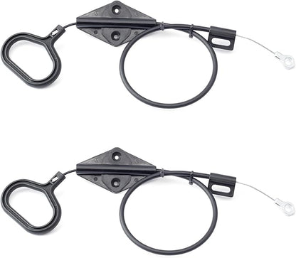 YUXIVCNE 2 Pack Recliner Cable D Ring Handle Recliner Adjustment and Maintenance Replacement for Lazy Boy Handle Cable Release Cable Couch Recliner with 3in Exposed Steel Wire O-end