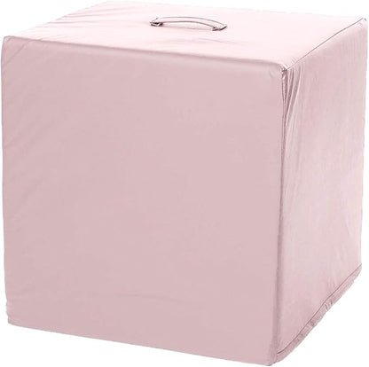 foamnasium Large Block, Indoor Foam Playset, Soft Toddler and Active Kids Play Foam Block for Crawling, Climbing, and Jumping, Made in The US, Pink