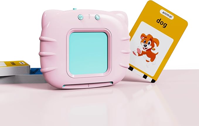 Lapare Audible Educational Toy with Music for Toddlers Age 1 2 3 4 5, 252 Sight Words Flash Cards Kindergarten Toy for Girls to Learn Alphabet Number Color Shapes and More