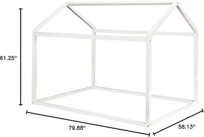 Signature Design by Ashley Flannibrook Contemporary House Bed Frame, Full, White