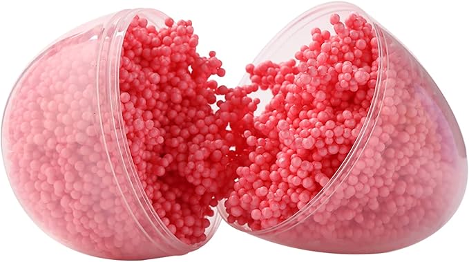 3 Colors Floam Clay Eggs, Foam Modeling Clay Supplies Toys Foam Beads Play Kit, DIY Educational Art Craft for Boys Girls, Kindergarten Preschool Creative Toys