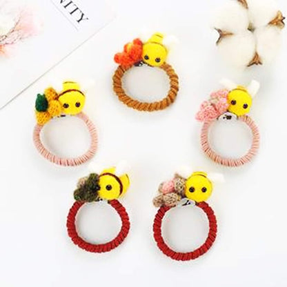 Prudance 12 Piece Wool Felt Bees Cute Bee DIY Craft Ball Supplies for Baby Shower Children Party Nursery Tent Home Decoration