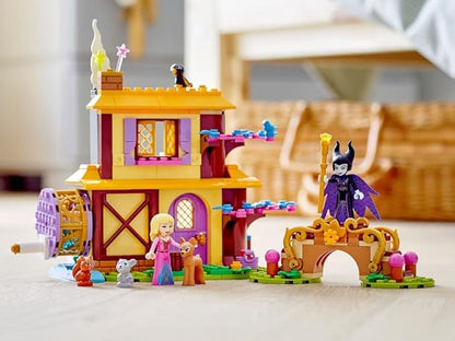 LEGO Disney Aurora’s Forest Cottage 43188, Sleeping Beauty Building Kit for Kids; A Fun Holiday Present or Birthday Gift for Disney Princess Fans (300 Pieces)