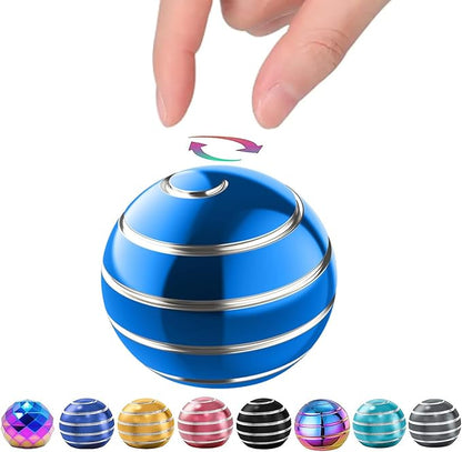 Kryfa Kinetic Desk Toys, Adults Fidget Toys, Fidget Toys for Kids Ages 8-12, Sensory Toys for Kids with Autism, Stocking Stuffers for Kids Party Favors Toys (1.54", Blue)