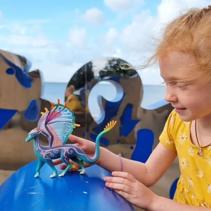 Schleich bayala MOVIE, Fairy Princess and the Unicorn Character Toys, Antylar Dragon Toy Figurine, Ages 5+