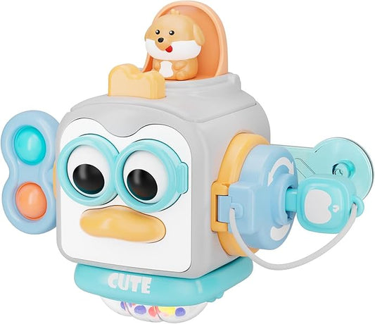 OSIMILY Busy Cube for 1 Year Old Toys| Montessori Toys for 1 Year Old,Sensory Toys for Toddlers 1-3,Learning Fine Motor Skills Toys,Birthday Gift for Baby Aged 6, 9, 10, 12, 18 Months