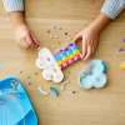 LEGO DOTS Rainbow Jewelry Stand 41905 DIY Craft Decorations Kit, A Fun Toy for Kids who Like Creating Arts and Crafts Bedroom Decor Accessories (213 Pieces)