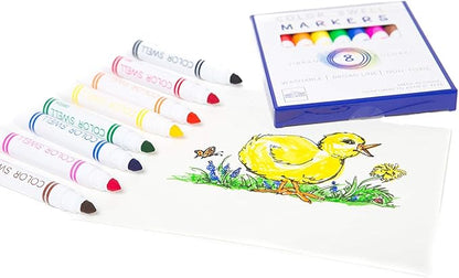 Color Swell Washable Bulk Markers 10 Boxes of 8 Vibrant Colors Are Perfect for Teachers, Kids, Parties, and Classrooms