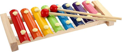 Yopay Toddler Musical Instruments, Kids Wooden Percussion Instruments Toys, Baby Rhythm Music Education Toys Set for Preschool Educational Early Learning, Boys and Girls with Storage Bag