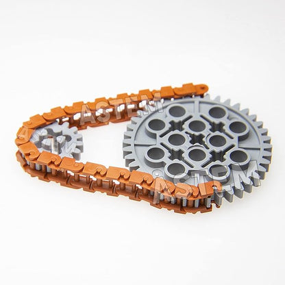 100+PCS Technic Gears and Axles Compatible with Lego Technic-Sets,Gears-Rack (Gears-Pins-Axles Differential New) for Car Building Brick Accessories Pieces Sets (Random Color)
