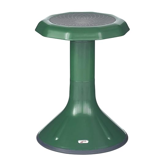 ECR4Kids ACE Active Core Engagement Wobble Stool, 18-Inch Seat Height, Flexible Seating, Green