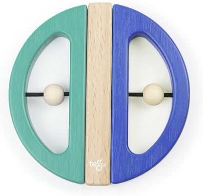 Tegu Swivel Bug Magnetic Building Block Set, Teal & Blue