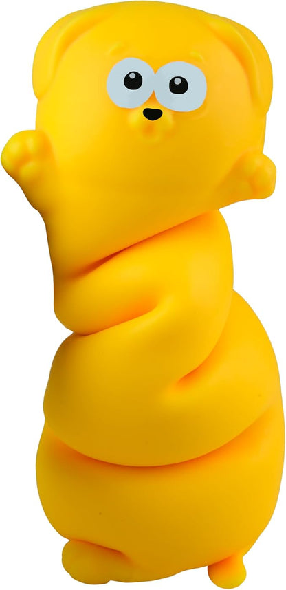 ORB Easy Sqweezy Pets Giant Stretchy Dog - Stretches Up to 5 Feet Long - Huge Jumbo Sized Yellow Squishy Toy Puppy, Stretch and Squeeze for Stress Relief - Fun Sensory Fidget Toy for Kids and Adults
