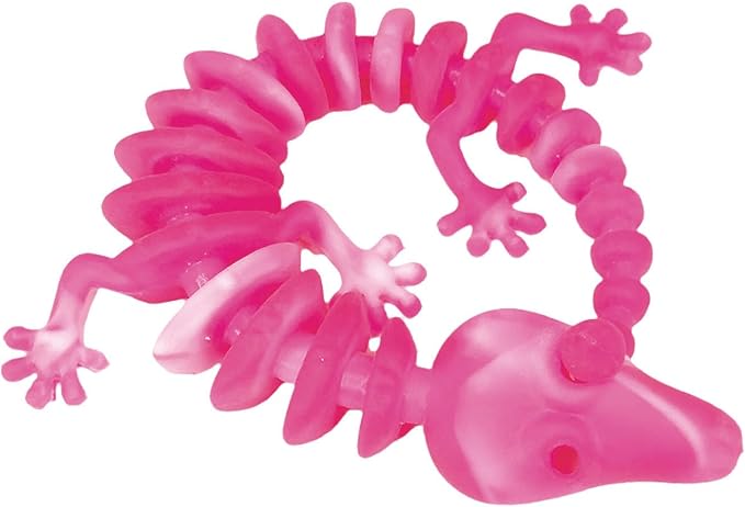 GEDDES Raymond Prehistoric Silicone Sensory Bracelet (Set of 24) - Silicone Animals Noodle Toy Bracelets in 4 Fun Shapes