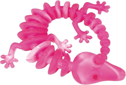 GEDDES Raymond Prehistoric Silicone Sensory Bracelet (Set of 24) - Silicone Animals Noodle Toy Bracelets in 4 Fun Shapes