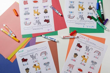 Crayola Broad Line Washable Markers - 200ct (8 Colors), Kids Bulk Classroom Markers, Back to School, Teacher Classroom Must Have