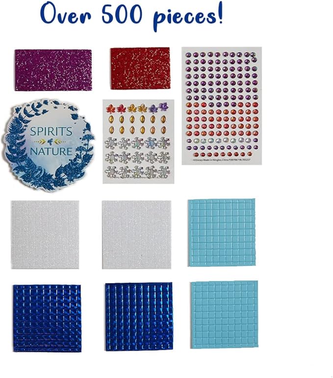 Disney Frozen 2 Elsa Jewelry Box Craft Kit DIY Mosaic Box for Girls, Frozen 2 Toy for Kids