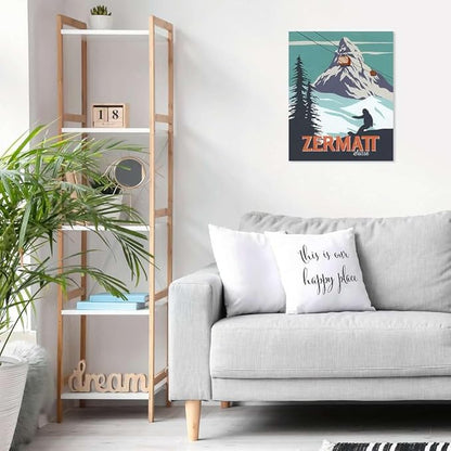 Ravensburger Zermatt Paint by Numbers Kit for Adults - 23500 - Painting Arts and Crafts for Ages 12 and Up