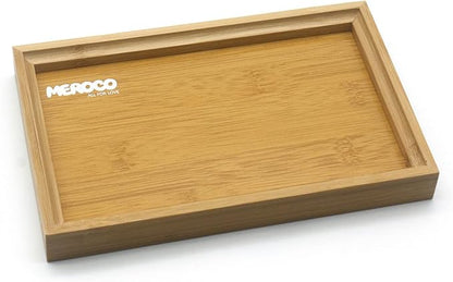 MEROCO Lock and Key with Wood Tray Set Fine Motor Skill Sorting Learning Toys Travel Games for Toddlers 3-5 Years