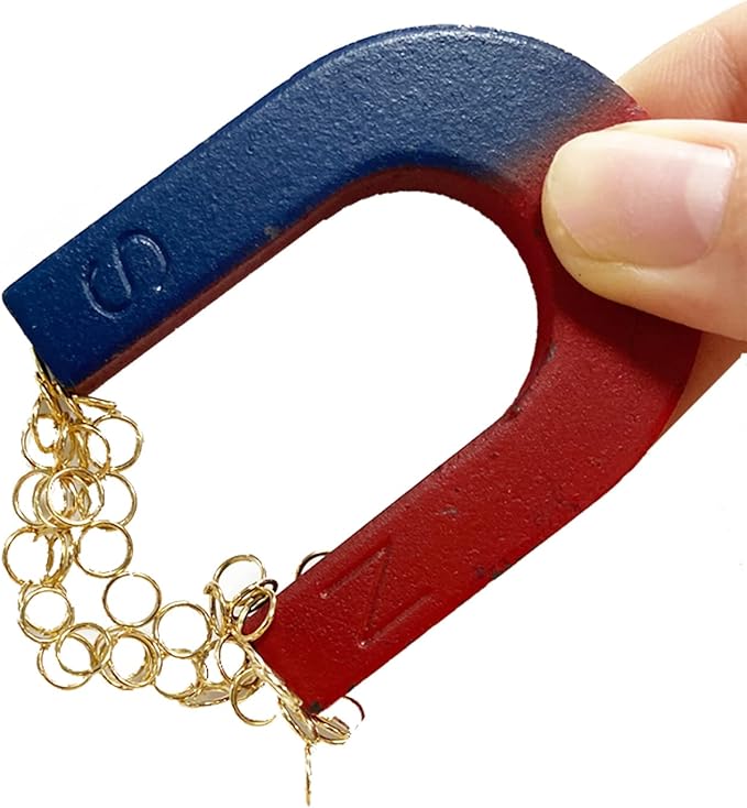 Physics Science Magnets Set for Experiment Education School Science Horseshoe U-Shaped Magnets Kit Toy Tools for Kids Students Teachers