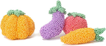 Floam 6 PCS Foam Clay Fun Foam for Toddlers Update Bright Colors Giant Foam Beads Play Kit for Kids, Classroom Educational Activity Toys Arts Crafts for Boys Girls