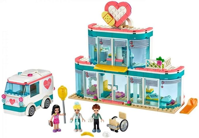 LEGO Friends Heartlake City Hospital 41394 Best Doctor Toy Building Kit, Featuring Friends Character Emma (379 Pieces)