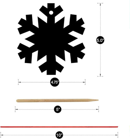 ORIENTAL CHERRY Christmas Scratch Crafts Arts, 48 DIY Rainbow Scratch Art Bulk Cards, Rainbow Scratch Paper Supplies Toys for 3-12Years Old Kids Favord Gift for Christmas Party Games Projects Kits