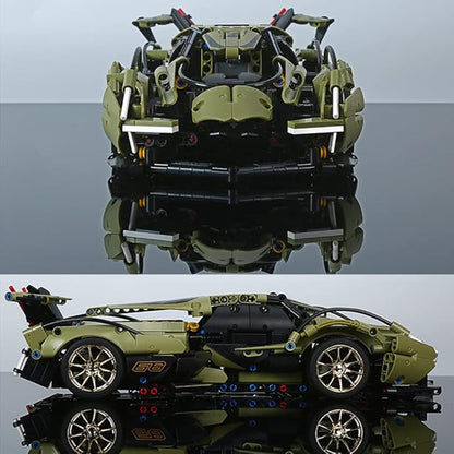 Mesiondy Sports Car Building Blocks Toys Boys or Adults Kits，1:14 MOC Building Set Raceing Car Model,Cars for Boys Age 12-16 8-14，(1039 Pieces)