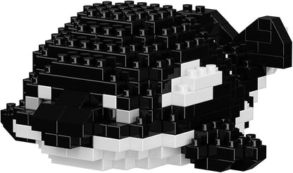 Marine Animals Building Blocks Sets Mini Building Blocks Ocean Animal Sea Creatures Building Blocks Set Mini Building Blocks Toys STEM Gifts for Kids Adult(Killer Whale)