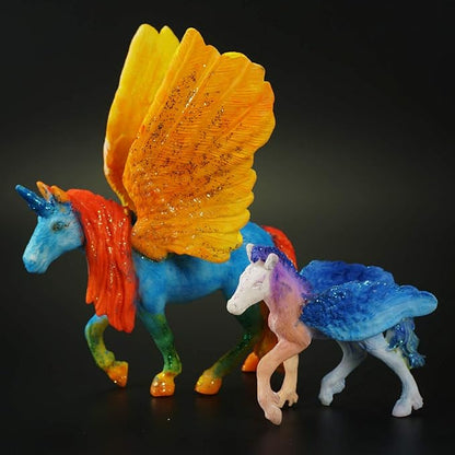 DIY Painting Unicorn Kit Arts and Crafts Set for Kids or Girls Decorate and Drawing 3D Toys for Children Gift(6 Unicorns)