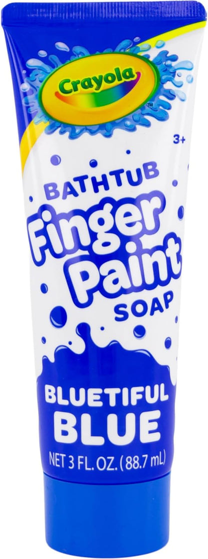 Crayola Bathtub Fingerpaint 5 Color Variety Pack, 3 Ounce Tubes (Bluetiful Blue, Screamin' Green, Radical Red, Flamingo Pink, Royal Purple) Color Your Bath Easily Washable Finger Paints