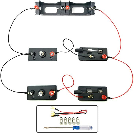 EUDAX School Labs Basic Electricity Discovery Circuit Kit for Introductory Electronics