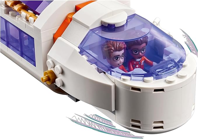 LEGO 42605 Friends Mars-Raumbasis mit Rakete, 3 Spielfiguren ,1 Katze, Rover