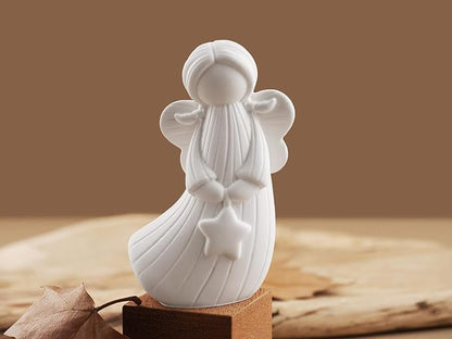 2Pcs Angel Resin Silicone Mold Set Clear Epoxy Resin Casting Molds for Flower Preservation DIY Bookends Art Crafts Home Decor Ornament Keepsake Making Casting Projects Soap Clay Candle