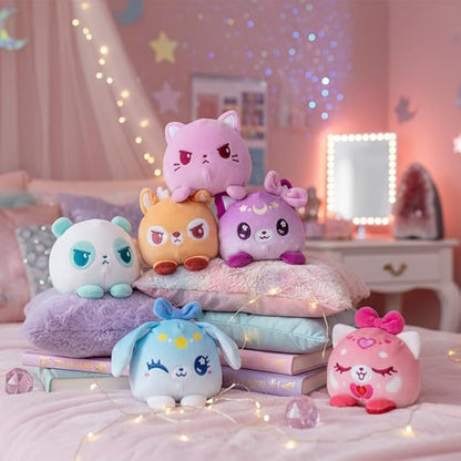 TeeTurtle Starlight Kingdom Magical Girl Series Reversible Plushie Mystery Box - 3-Inch Blind Box Plush with Embroidered Details - Cute Collectible Surprise Toy for Kids, Teens, and Adults