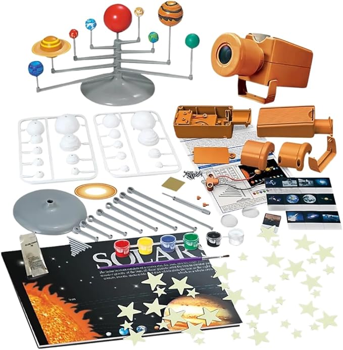 4M 405537 STEAM Powered Large Space Project Exploration Kit for Kids Ages 5+, Multi Coloured