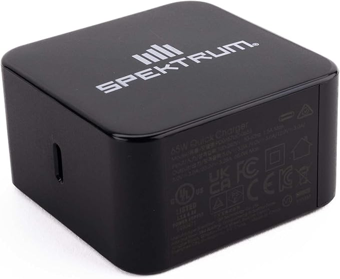 Spektrum Accessories Smart G2 Powerstage Bundle: 810mAh 2S 50C LiPo Battery (IC2), S100 Charger, 65W Power Block, Adapter, SPMXPSS210